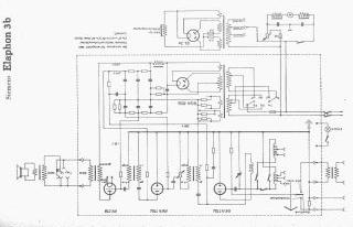Siemens Elaphon 3B schematic circuit diagram